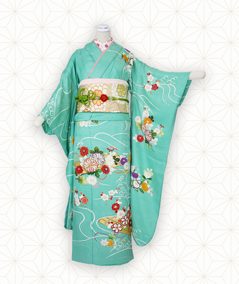 振袖コレクション - 京友禅 花筏